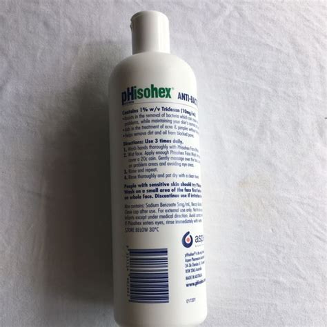 Phisohex Anti Bacterial Face Wash For Fewer Pimples Health And Beauty