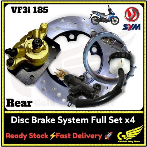 Sym Vf I V V Vf I Rear Disc Brake Plate Master Pump Caliper