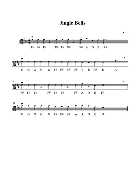 Jingle Bells Viola Pdf