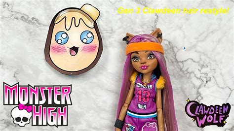 Dealing With Polypropylene Doll Hair Monster High Gen 3 Clawdeen Wolf