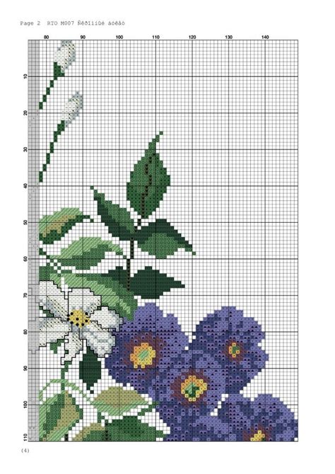 Pin By ZandraZz On Flores En Punto De Cruz 1 Cross Stitch