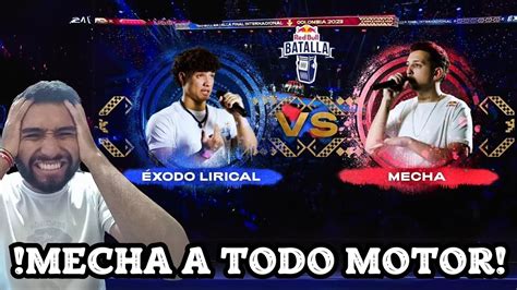 Mecha Est En Gran Nivel Reacci N A Mecha Vs Exodo Lirical Red Bull