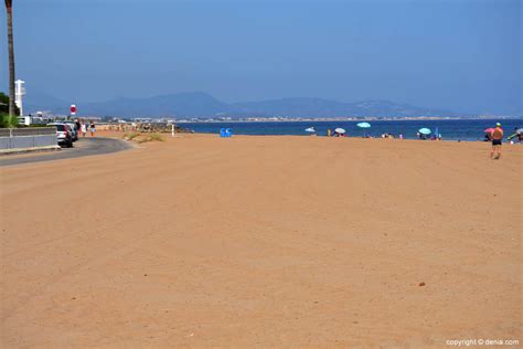 Playa De Arena Dénia Els Molins Dé