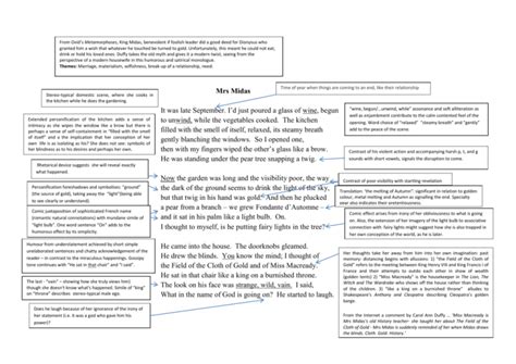 Mrs Midas Poem Analysis