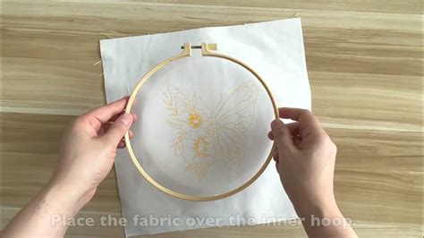 Using The Embroidery Hoop Youtube