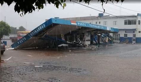 Teto De Posto Desaba Durante Chuva Forte No Interior Da Bahia Bahia G