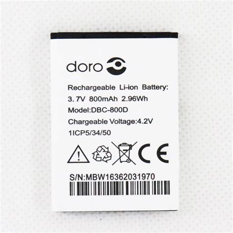 Mah Dbc D Batterie Pour Doro