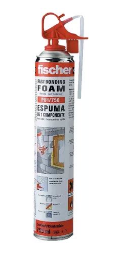 Espuma Poliuretano Expandido Fischer 750 Ml Pegamento