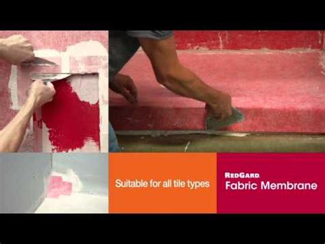 RedGard® Waterproofing Membranes - YouTube