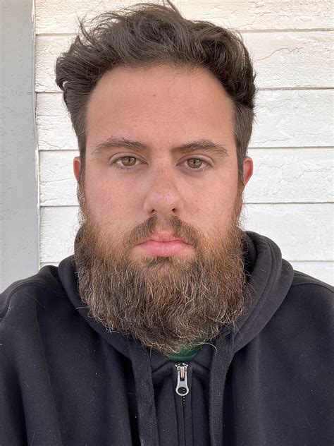 Just me and my calico-looking beard. Matches my cat lol. : r/beards