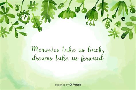 Nature background with quote Vector | Free Download