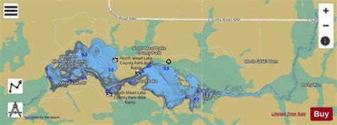 Mead Lake Fishing Map | Nautical Charts App