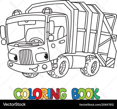 Trash Truck Coloring Pages For Kids