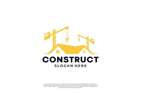 Plantilla De Diseño De Logotipo De Construcción De Edificios Vector