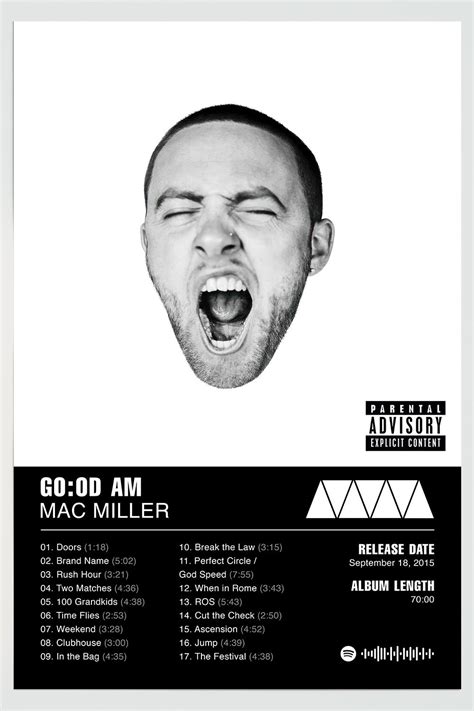 This Beautiful Mac Miller Poster Is Perfect For Adding A Touch Of