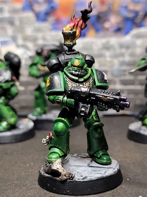 My Very First Miniatures Painted! : r/Salamanders40k