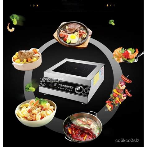 Commercial Induction Cooker 5000w High Power Electromagnetic Oven Hotel Industrial Furnace 6