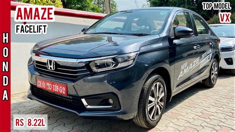 Honda Amaze Facelift Vx Manual Top Model Grey Colour Most