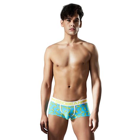 Seobean New Banana Colorful Cotton Boxer Underwear Low Rise Boxer For