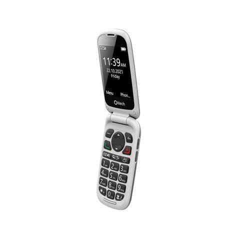 Olitech Easy Flip2 4G Seniors Phone Big Buttons GPS Location - Black ...