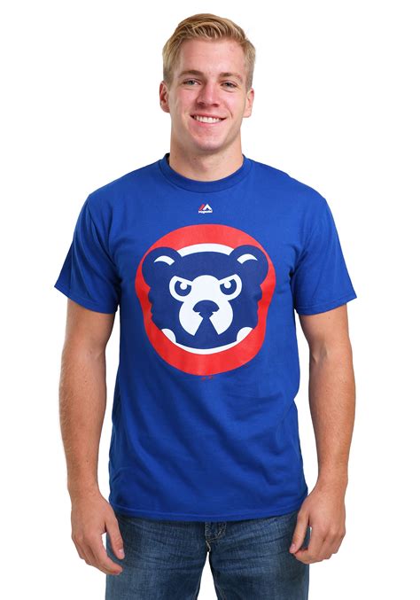 Chicago Cubs Cooperstown Logo T Shirt For Men