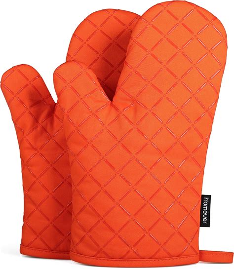 Homever Cotton Oven Glove With Silicone Heat Resistant To 464° F