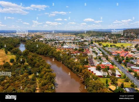 Wagga Wagga Rural Regional City In Australian Outback On Murrumbidgee