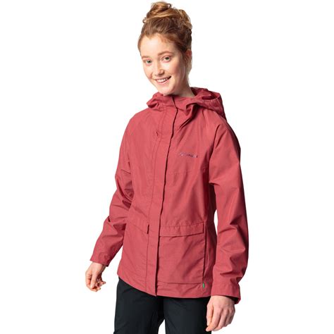 Vaude Comyou Pro Regenjacke Damen Brick Bike