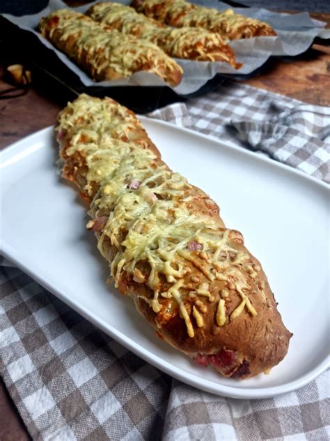 Baguettes La Bi Re Lardons Et Fromage Recette Facile