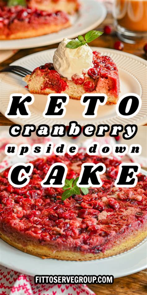 Keto Cranberry Upside Down Cake Fittoserve Group