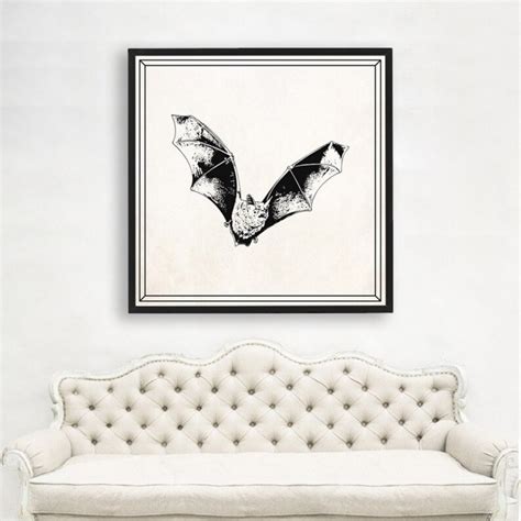 Bat Wall Art Gift Large Bat Wall Art Gift for Scientist - Etsy