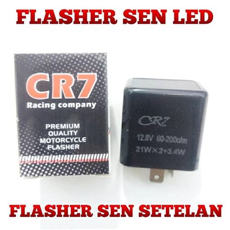 Jual Flasher CR7 Flaser Relay Lampu Sen Sein Hazard Bohlam Led Motor