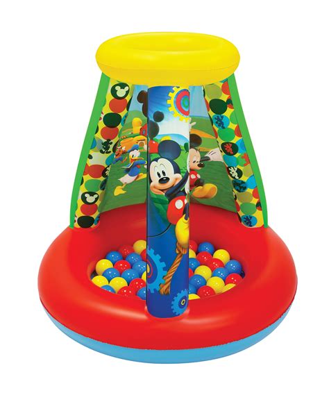 Mua Mickey Mouse Club House Follow Mickey Ball Pit 1 Inflatable And 15 Sof Flex Balls Red Yellow