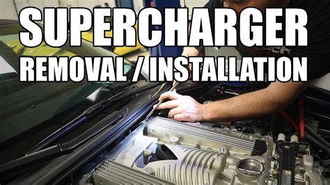 Supercharger Installation Guide For