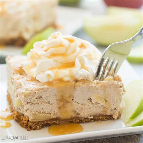 Caramel Apple Cheesecake Bars The Recipe Rebel