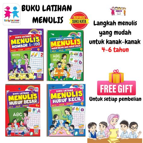 Buku Kanak Kanak Buku Latihan Menulis Freet Buku Buku Kanak Kanak 4