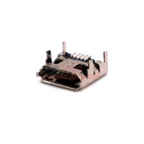 Разъем micro USB гнездо (тип 15) 5 контактов в наличии, купить в ...