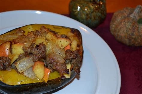 Sausage Stuffed Acorn Squash – Love, Tabitha