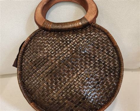 Pandan Hand Woven Bag Philippine Made Artisanal Gift For Her Native