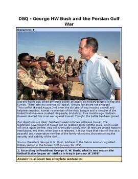 Persian Gulf War Bush