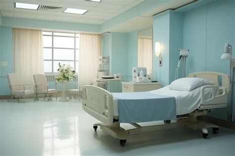 Premium Ai Image Hospital Room Background