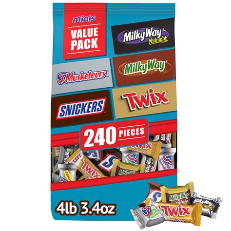 Snickers Twix And More Chocolate Candy Variety Pack 4 Lbs 3 Oz 240