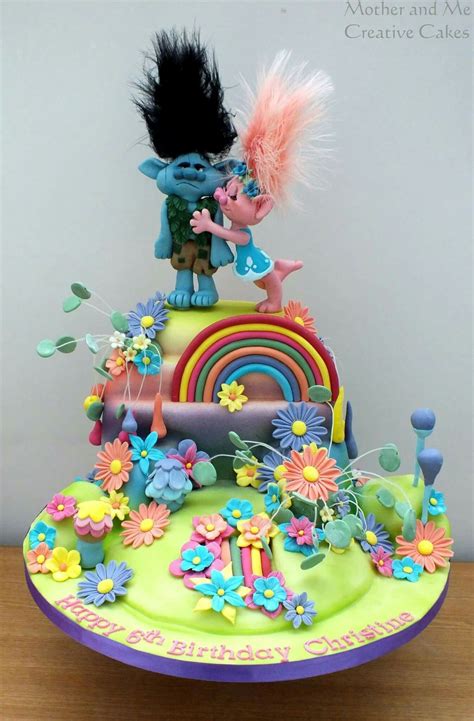 Pin By Hilde Coffernils On Fondant Trolls Trolls Cake Cake Fondant