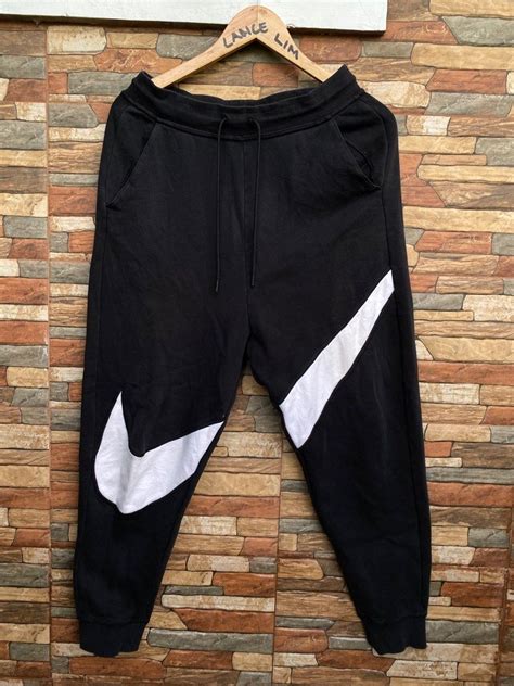 Nike Big Swoosh Jogger Mens Fashion Bottoms Joggers On Carousell