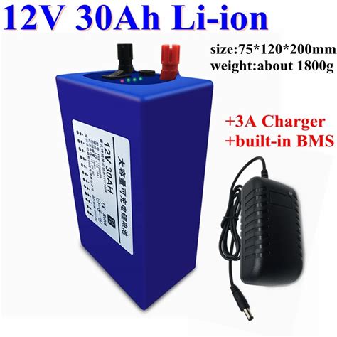 Rechargeable V Ah Lithium Ion Li Ion Battery Pack V Ah With Bms