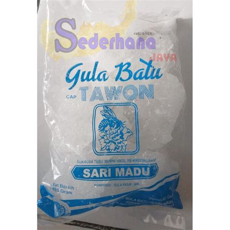 Jual Gula Batu Gula Batu Kasar Gula Batu Bongkahan Kemasan Cap Tawon