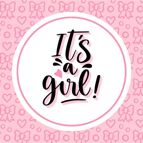 Free Vector Hand Drawn Gender Reveal Lettering