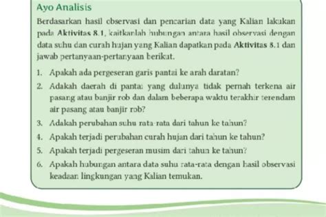 Kunci Jawaban IPA Kelas 10 Halaman 187 Kurikulum Merdeka Tentang