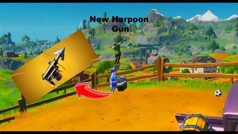 Fortnite Live Stream New Harpoon Gun Youtube