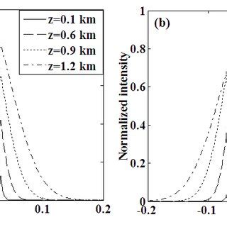 Normalized Intensity In X Direction Of Vchgb Propagating Through